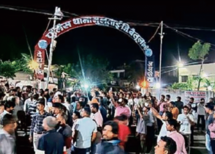 मध्यप्रदेश में बैतूल में RSS प्रचारक  के साथ मारपीट क्षेत्र में तनाव