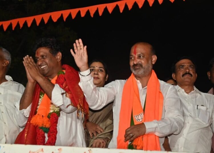 केंद्रीय गृह राज्य मंत्री बंदी संजय का बड़ा आरोप, कांग्रेस और AIMIM पर लगाया तेलंगाना को इस्लामिक राज्य बनाने की साजिश का आरोप