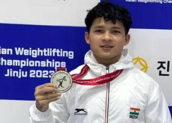 राष्ट्रीय यूथ वेटलिफ्टिंग में हेमराज ने जीता रजत