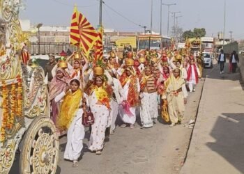 महाशिवरात्रि पर धानक समाज की भव्य शोभायात्रा, शिवभक्ति से गुंजायमान रहा क्षेत्र