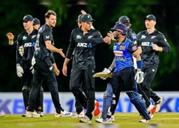 न्यूजीलैंड ने श्रीलंका को 61 रनों से हराया